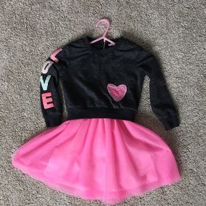 🎈HP🎈Truly Me dress with matching sweatshirt 5t